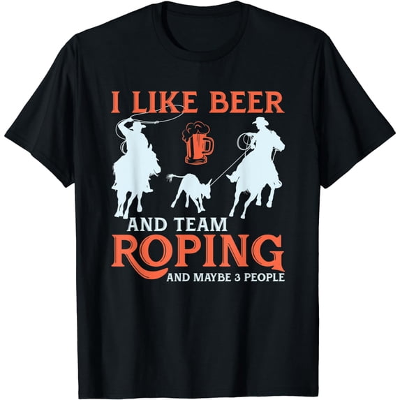 Team Roping Design for a Team Roper Perfect Rodeo T-Shirt