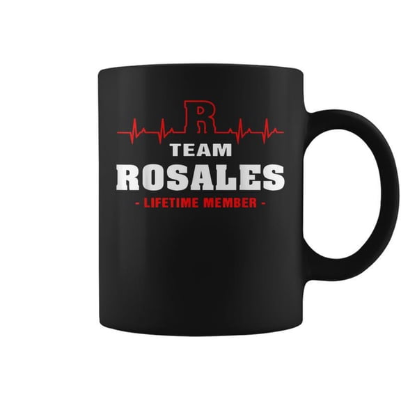 Team Rosales Lifetime Member Surname Last Name Gift Coffee Mugs