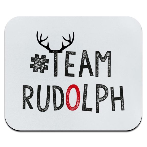 Team Rudolph Low Profile Thin Mouse Pad Mousepad