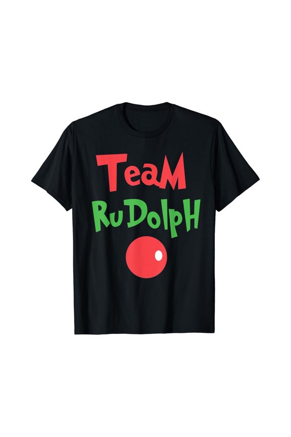 Team Rudolph, Rudolph the red nose reindeer T-shirt, Unisex T-Shirt