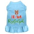 thumbnail image 1 of Christmas Pet Dog  Cat Dress Screen Printed, "Team Rudolph", 1 of 10