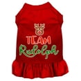 thumbnail image 1 of Christmas Pet Dog  Cat Dress Screen Printed, "Team Rudolph", 1 of 10