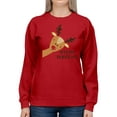 thumbnail image 1 of Team Rudolph Women Sweatshirt, Female Medium, 1 of 4