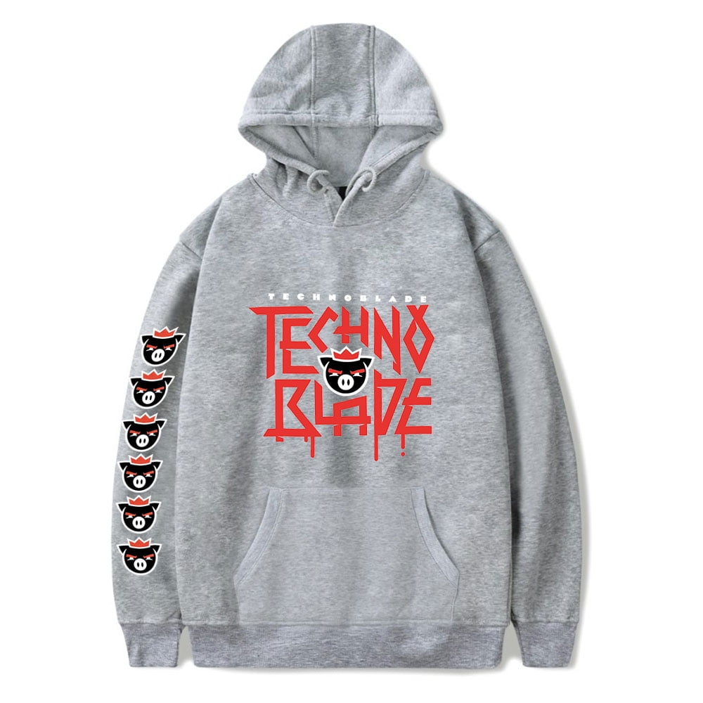 Technoblade printed hoodies Coat Sweatshirt Hooded Pullover Unisex