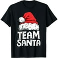thumbnail image 1 of Team Santa Christmas Squad Family Matching Pajamas Boys Men Short Sleeve T-Shirt, 1 of 3