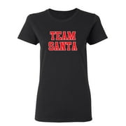 Team Santa Novelty Graphics Funny Womens T-Shirt