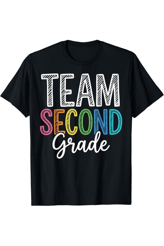 Team Second 2ND Grade Squad Back to School Students Tee T-Shirt