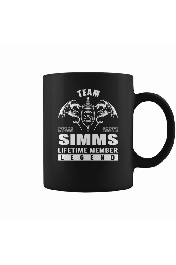 Team Simms Lifetime Member Legend Coffee Mugs