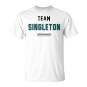 Team Singleton Proud Family Surname Last Name TShirt