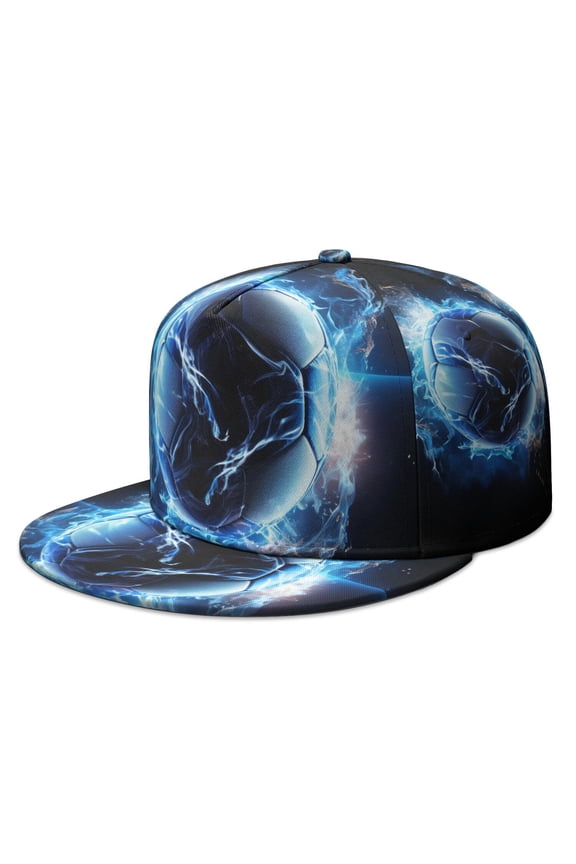 Team Snapback Hat – Sports Logo Adjustable Baseball Cap for Men Women, Athlete Game Gift