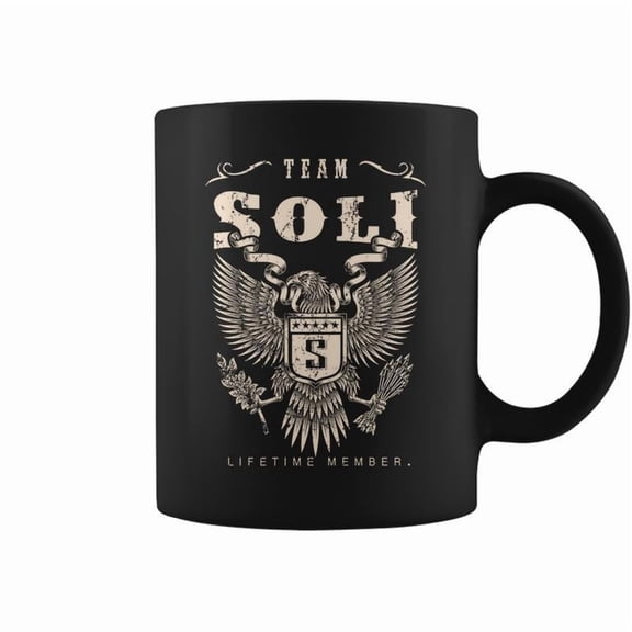 Team Soli Lifetime Member Coffee Mugs