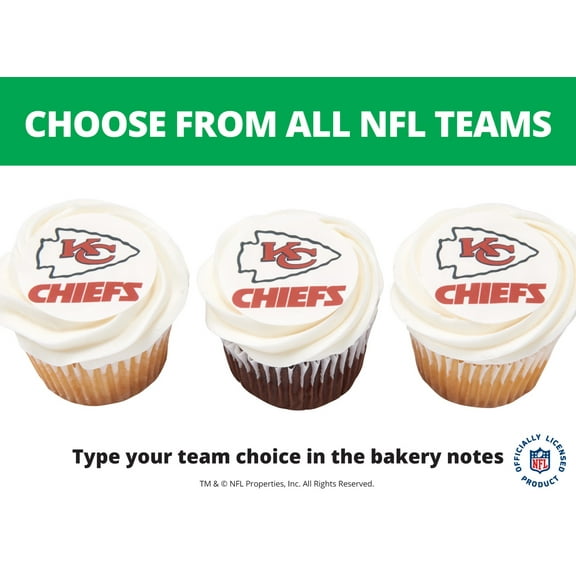 Team Spirit NFL Cupcakes
