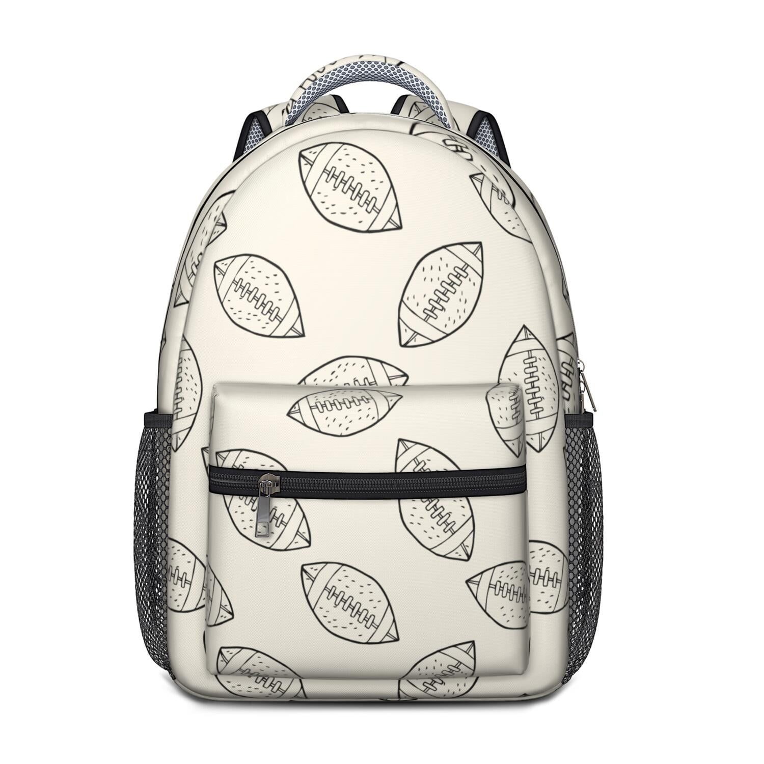 Team Spirit Waterproof Backpack - Ergonomic Student Backpack for Baseball, Football, Soccer Fans - Breathable & Durable Design for Teens