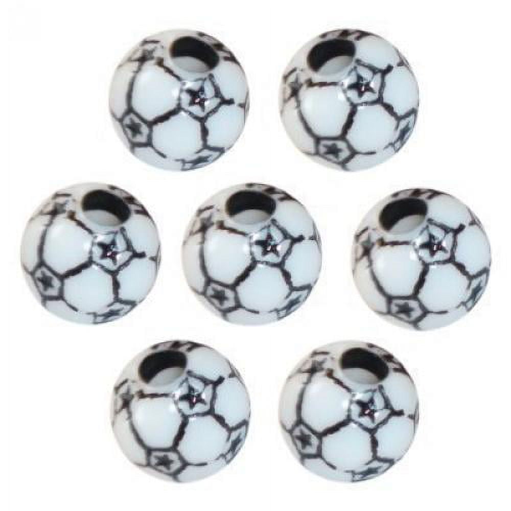 Soccer Ball Beads (60 Pieces)