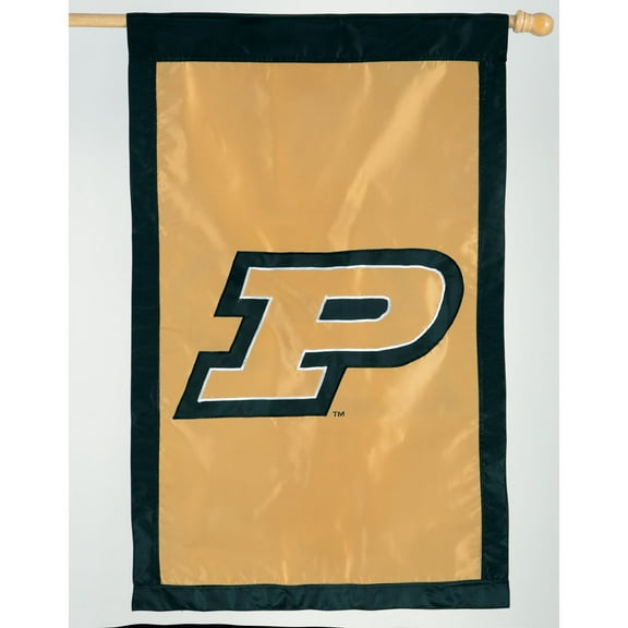 Evergreen Flag, Purdue, Double Sided, 44'' x 0.4'' inches
