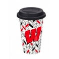 thumbnail image 1 of Just Add Color, Travel Cup, Chevron, University of Wisconsin-Madison, 1 of 3