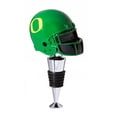 thumbnail image 1 of Oregon Ducks Football Helmet Wine Bottle Stopper, 1 of 2