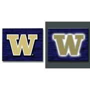 Team Sports America Lit Wall D cor, University of Washington, 18.1 x 15 x 2.2 inches