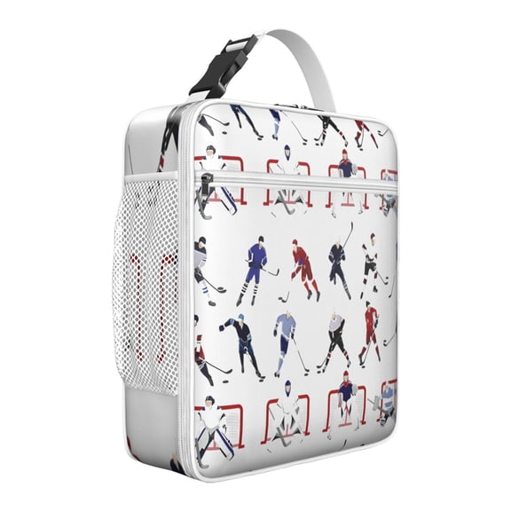 Team Sports Lunch Box Gift Set - Insulated Cooler Bag for Baseball, Football, Basketball, Volleyball Fans - Personalized Team Meal Tote Idea