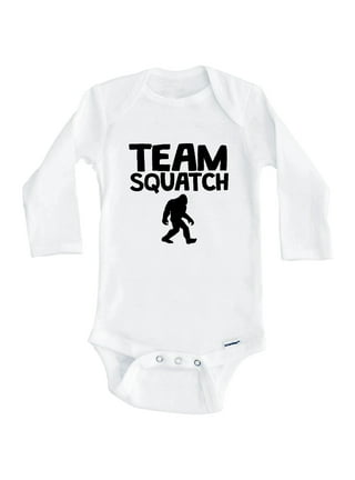 Sasquatch Bigfoot Baby Romper - Long Sleeve Jumpsuit Outfit For Boys And Girls