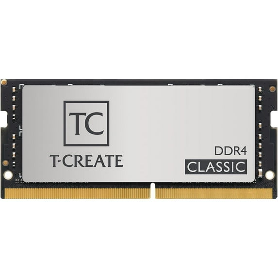 Team T-CREATE CLASSIC 32GB (2 x 16GB) 260-Pin DDR4 SO-DIMM DDR4 3200 (PC4 25600) Laptop Memory Model TTCCD432G3200HC22DC-S01