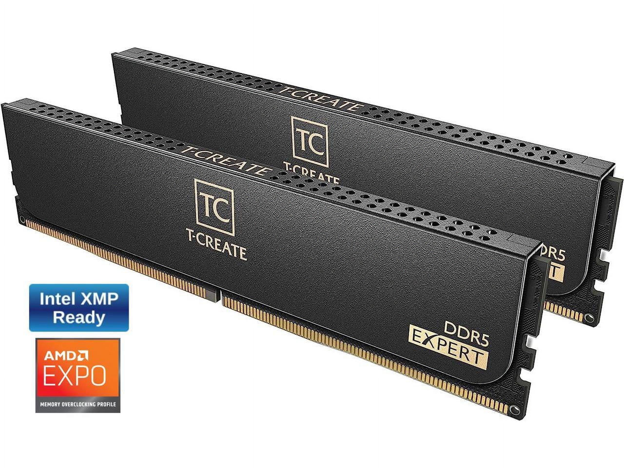 Team T-CREATE EXPERT DDR5 6800 96GB メモリー Team T-CREATE EXPERT 96GB (2 x 48GB) 288-Pin PC RAM DDR5 6400 (PC5