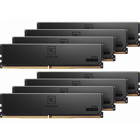 Team T-Create Master 128GB (8 x 16GB) 288-Pin PC RAM DDR5 6400 (PC5 51200) Desktop Memory Model CTCMD5128G6400HC32AOC01