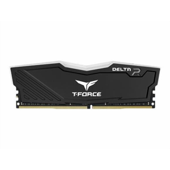TEAMGROUP T-Force Delta RGB DDR4 32GB (2x16GB) 3200MHz (PC4-25600) CL16 Desktop Memory Module Ram TF3D432G3200HC16FDC01 - Black