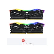 Team T-Force Delta RGB 32GB 2 x 16GB 288-Pin PC RAM DDR5 6000 PC5 48000 Desktop Memory Model FF3D532G6000HC38JDC01