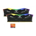 thumbnail image 1 of Team T-Force Delta RGB 48GB (2 x 24GB) 288-Pin PC RAM DDR5 6400 (PC5 51200) Desktop Memory Model FF3D548G6400HC32ADC01, 1 of 5
