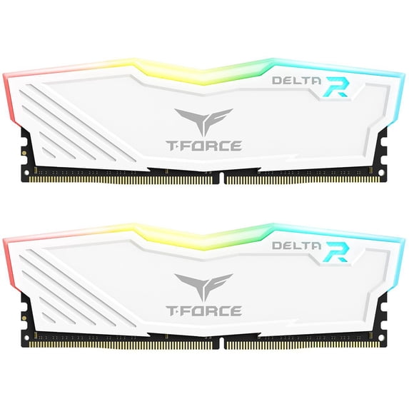 Team T-Force Delta RGB 64GB (2 x 32GB) 288-Pin PC RAM DDR4 3200 (PC4 25600) Desktop Memory Model TF4D464G3200HC16CDC01