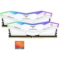 thumbnail image 1 of Team T-Force Delta RGB 64GB (2 x 32GB) 288-Pin PC RAM DDR5 6000 (PC5 48000) Desktop Memory Model FF4D564G6000HC38ADC01, 1 of 6