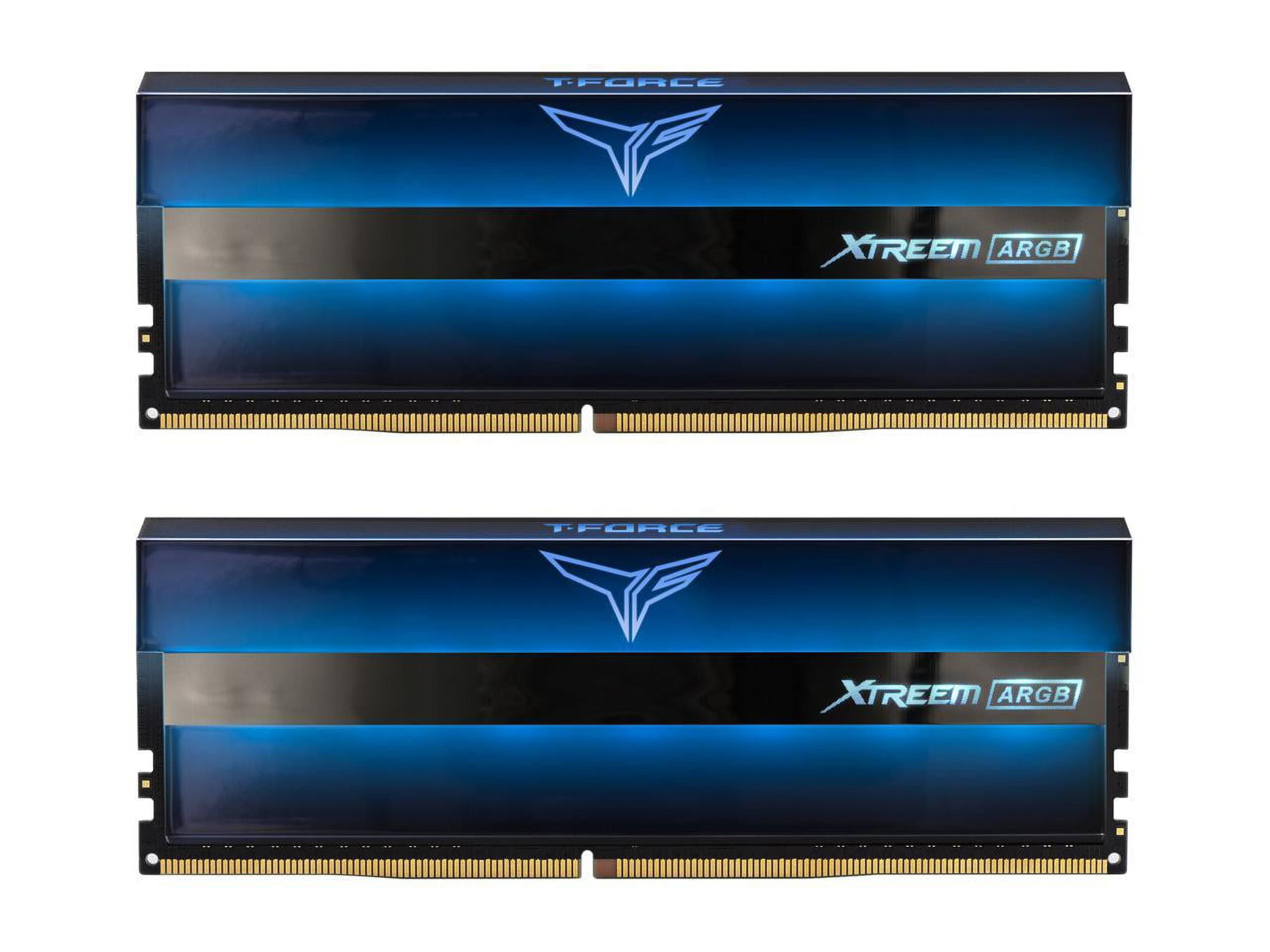 【DDR4 3600MhzCL14】TF10D416G3600HC14CDC01 Team T-Force XTREEM ARGB 16GB (2 x 8GB) 288-Pin PC RAM DDR4