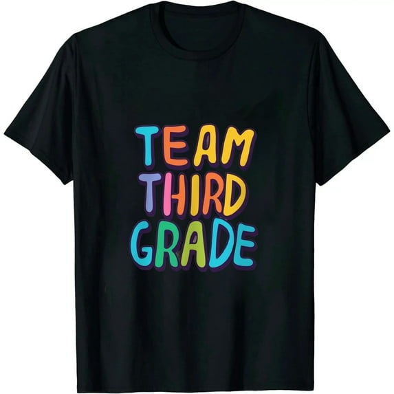 Team Third Grade Shirt Teacher Student Back To School Kids