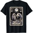 thumbnail image 1 of Team Trash Tarot Card Opossum Witchcraft Goth Possum Racoon Unisex T-Shirt for Men Women Kids Toddler, 1 of 5