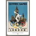 thumbnail image 1 of Team USA - London 1948. Games of the XIV Olympiad. Wall Poster, 22.375" x 34" Framed, 1 of 5
