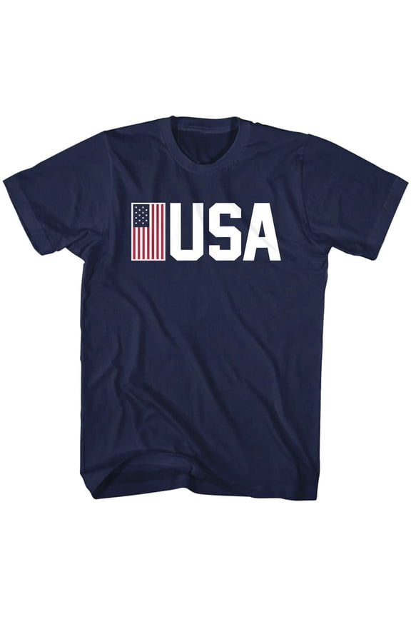 Team USA Men's T-Shirt (Navy, AdultM)