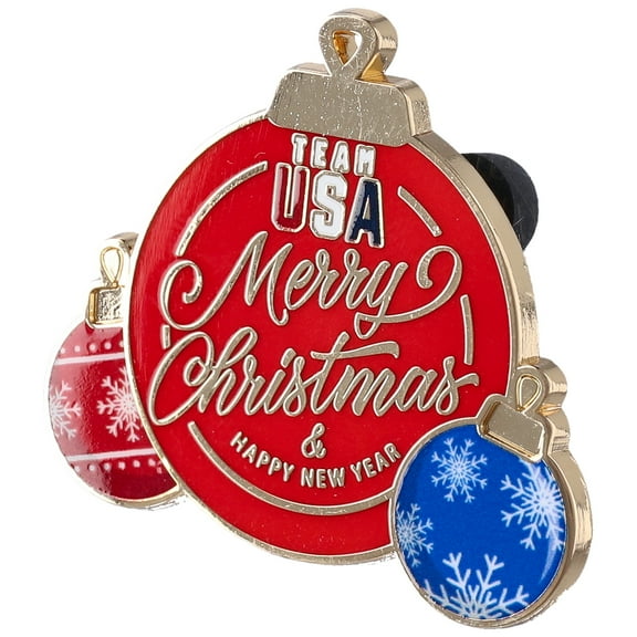 Team USA Merry Christmas Pin