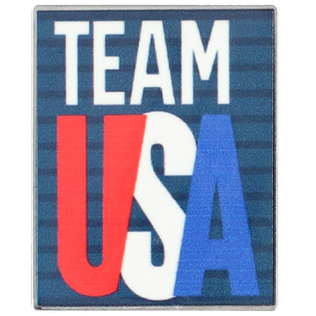 Team USA Retro Logo Stripes Lapel Pin