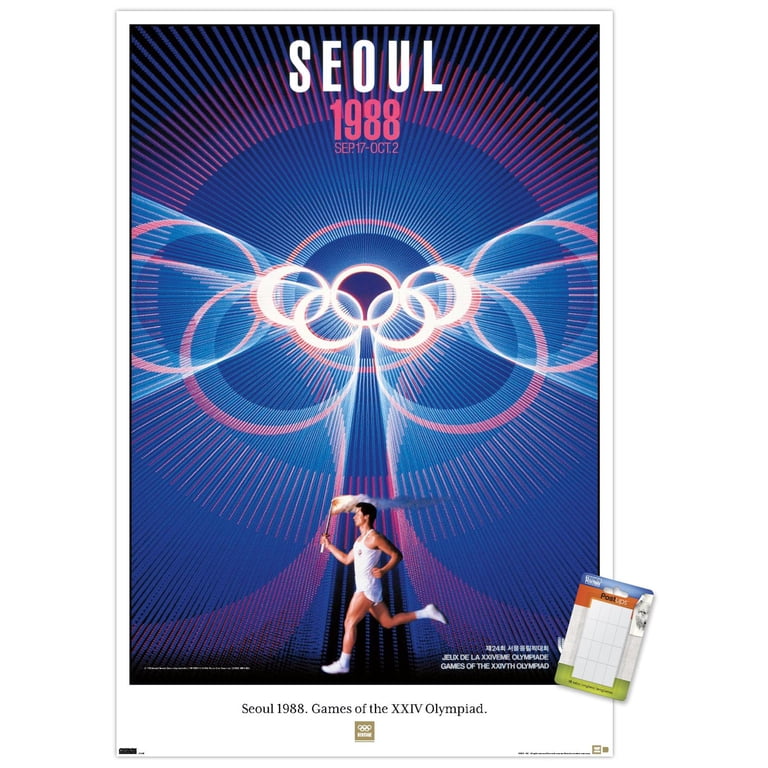 Team USA - Seoul 1988. Games of the XXIV Olympiad. Wall Poster 