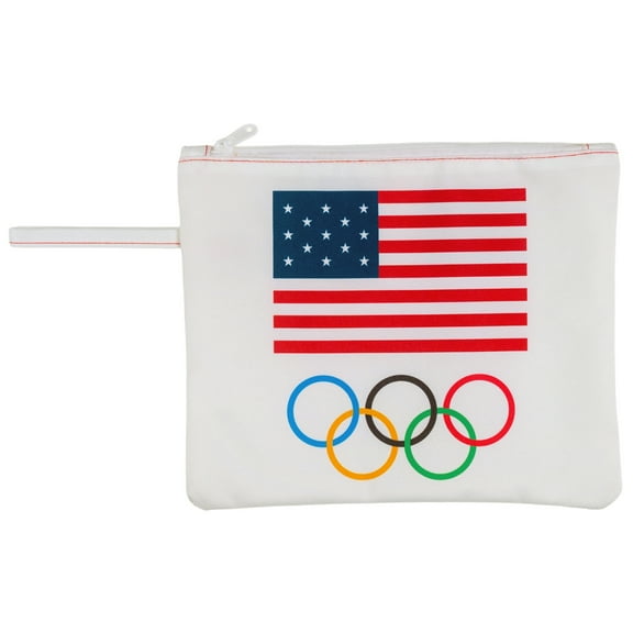 Team USA Waterproof Zipper Bag, 10" x 8"