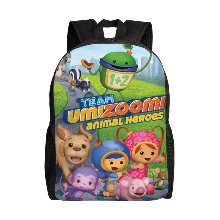 Team Umizoomi Backpack Unisex Bookbag Rucksack Printing Shoulder