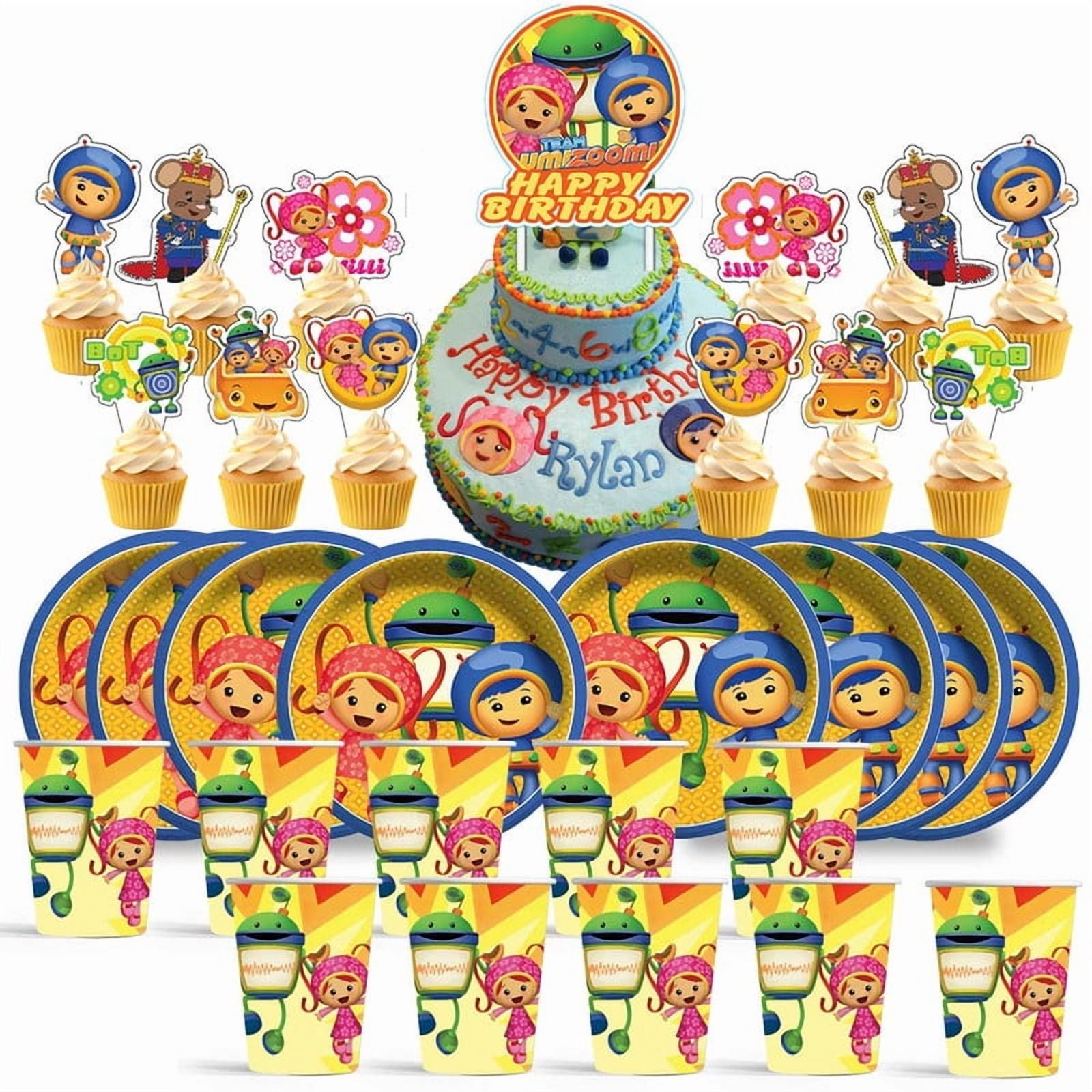 Team Umizoomi Birthday Cups Party Supplies Plates Decorations Cake Topper  Decor, image size:1600x1600