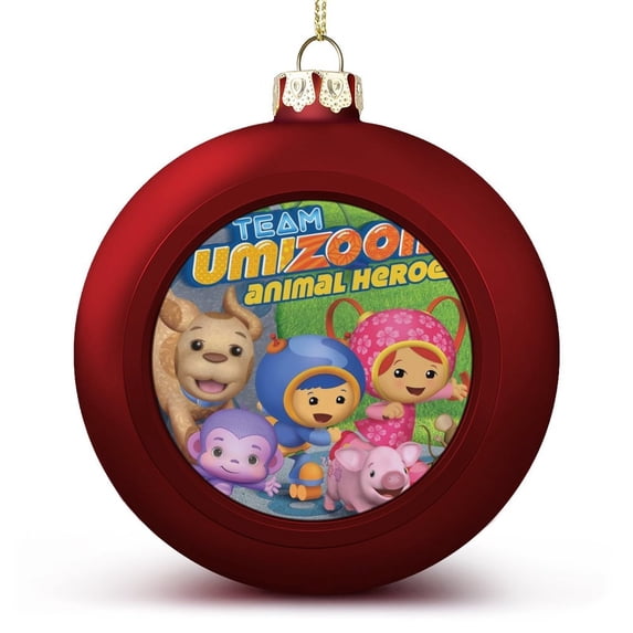 Team Umizoomi Christmas Balls Ornaments Decoration Xmas Tree Hanging Ornament Pendant for Home Indoor Holiday Party Decor 1PCS