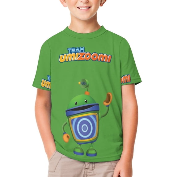 Team Umizoomi Kid Shirts Unisex Casual Tops 3D Print Graphic Tees Short Sleeve T Shirts for Boys Girls 160CM