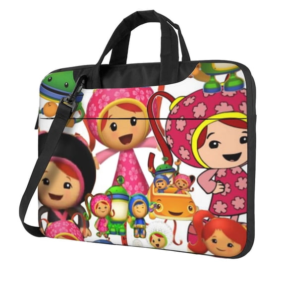 Team Umizoomi Laptop Carrying Case 13 Inch Laptop Bag Computer Protective Case Shoulder Strap Carrying Briefcase Messenger Bag