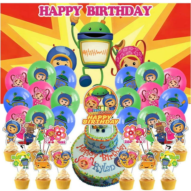 Team Umizoomi Party Decorations Set Kit Latex Balloons Birthday Decor ...