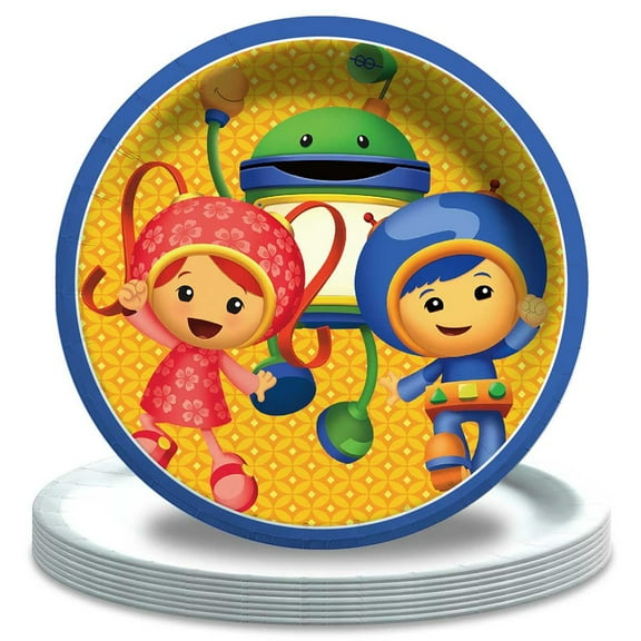 Team Umizoomi Party Decorations Tableware Plates Supplies Birthday Disposable Dinnerware