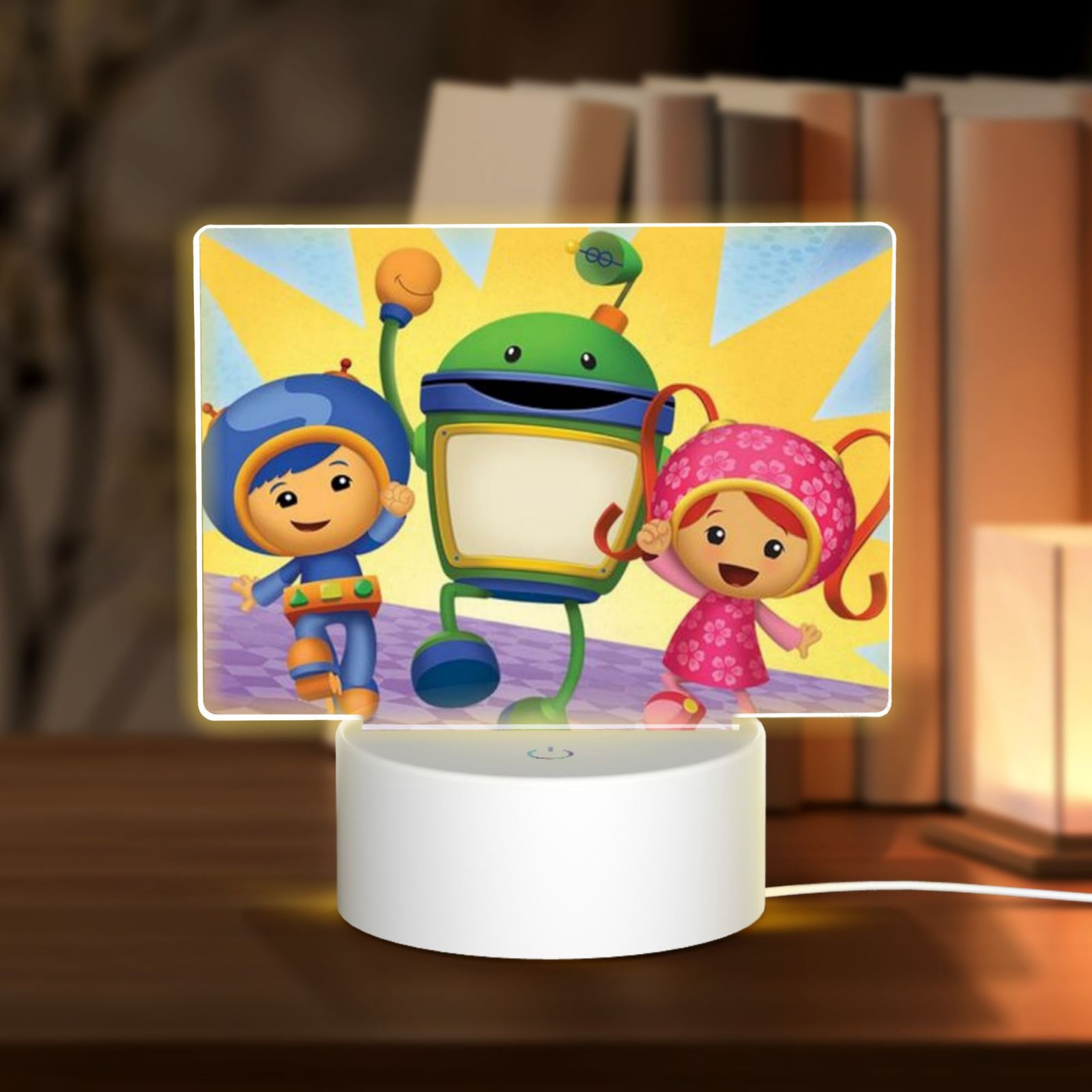 Team Umizoomi Rectangular Acrylic Night Light USB Cable Lamp Light ...