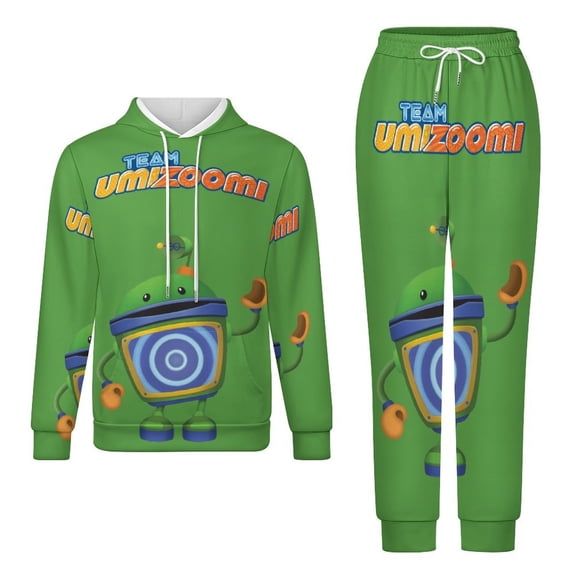 Team Umizoomi Sweatshirt & Sweatpants Tracksuit Sets Printed Casual Pullover Hoodie & Pants Set 6XL